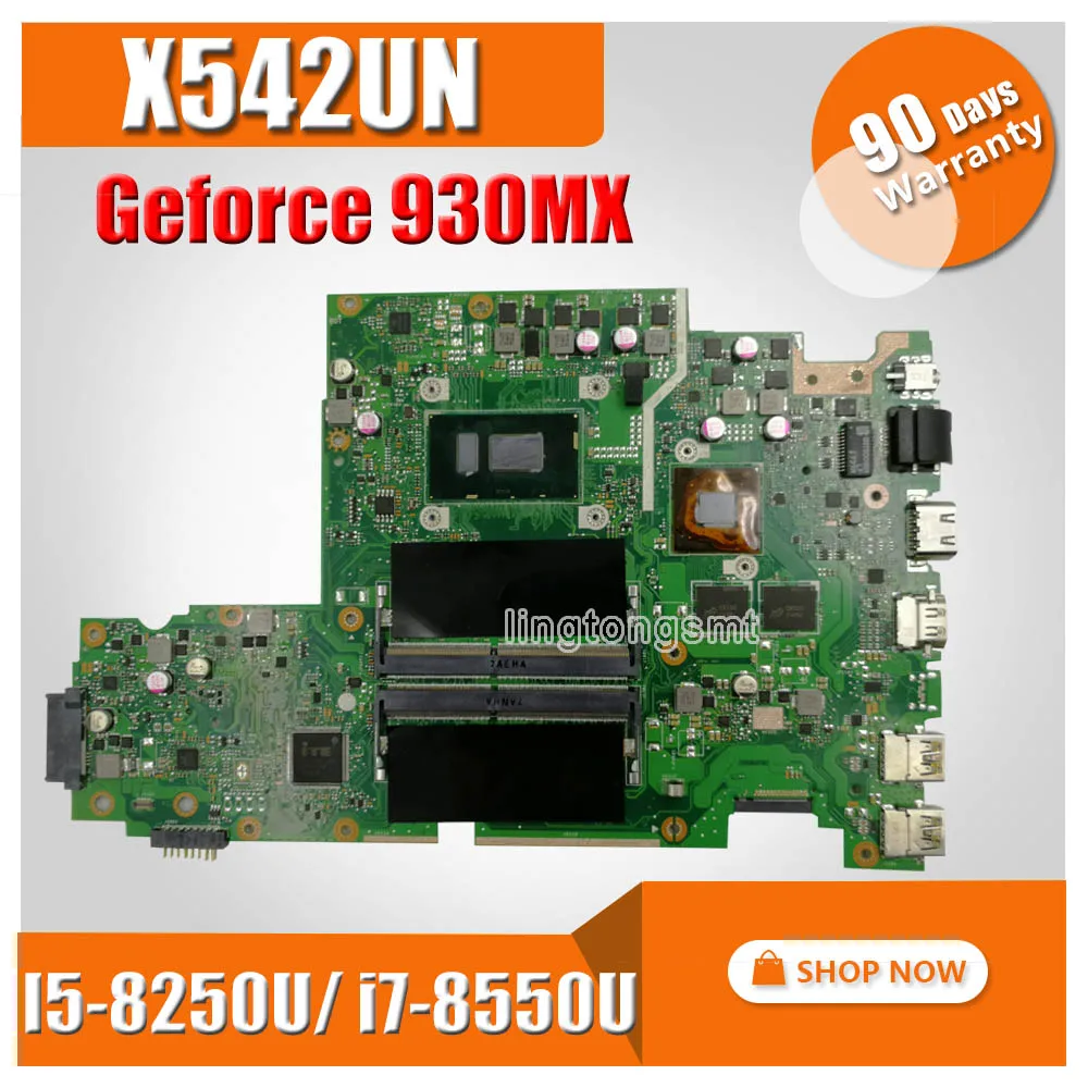Материнская плата для ноутбука For Asus X542U X542UR X542UQ X542UN X542URR материнская I5 8250U / i7 8550U
