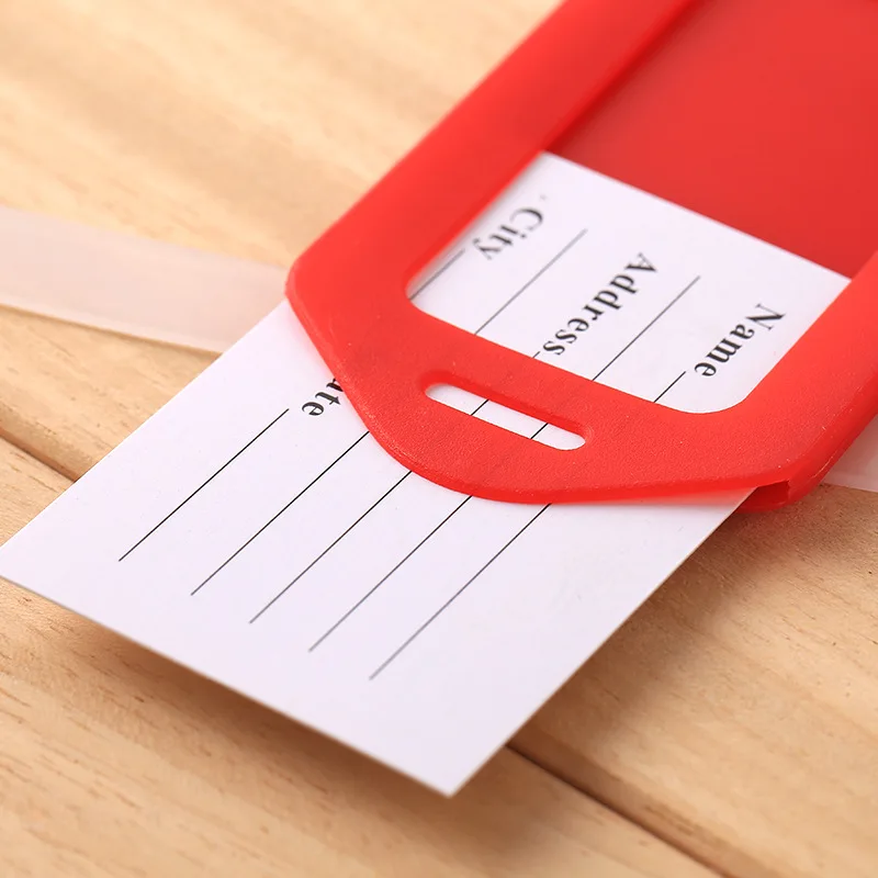 50 шт. жесткие пластиковые бирки для багажа|luggage tag|travel accessoriesbaggage claim |