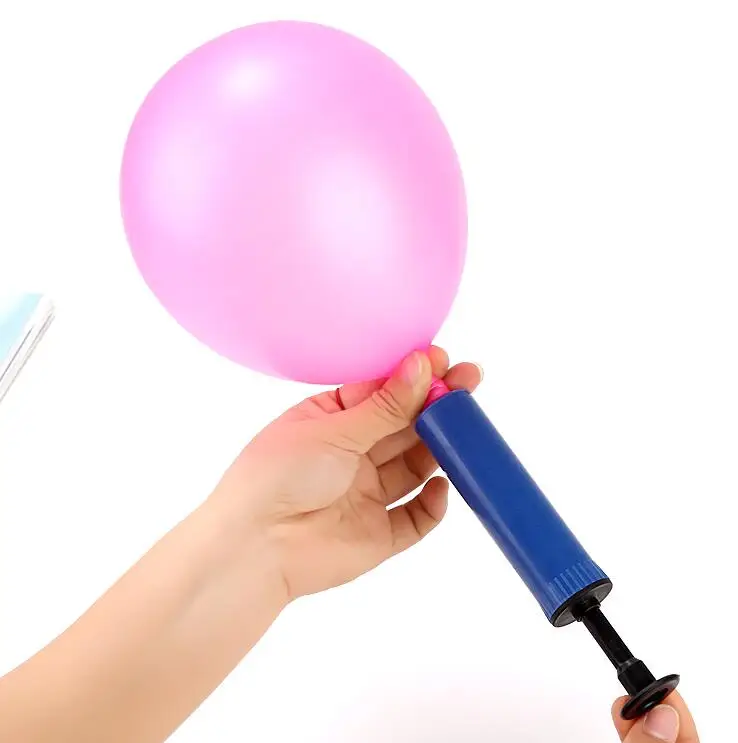 2 шт. мини пластиковые ручные вечерние воздушные шары надувные насосы
