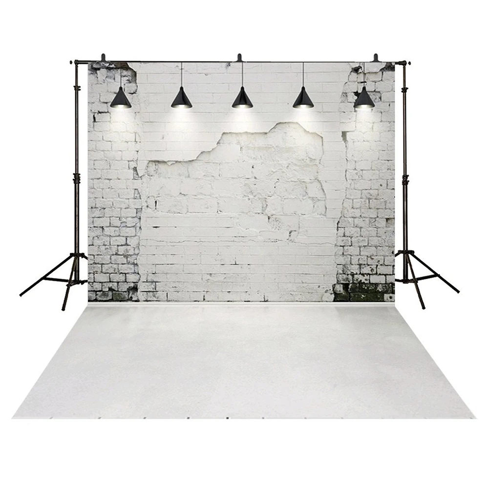 Лучшие предложения 3x5ft Виниловый фон выцветший серый кирпичная стена