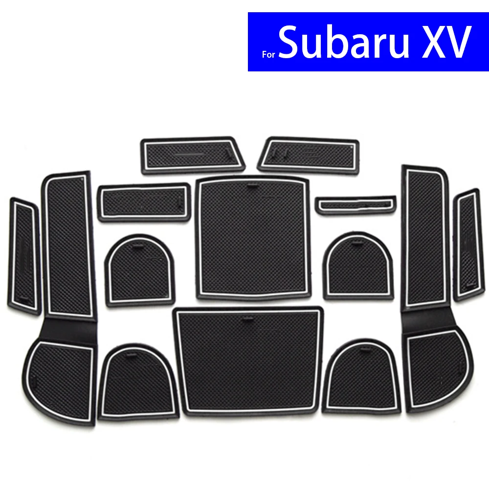 Противоскользящие коврики для дверей автомобиля Ковров подстаканников Subaru XV 2012