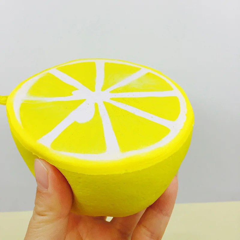 Squishies/партия 10 шт. фрукты мягкими Jumbo лимонов мягкий медленно поднимающийся