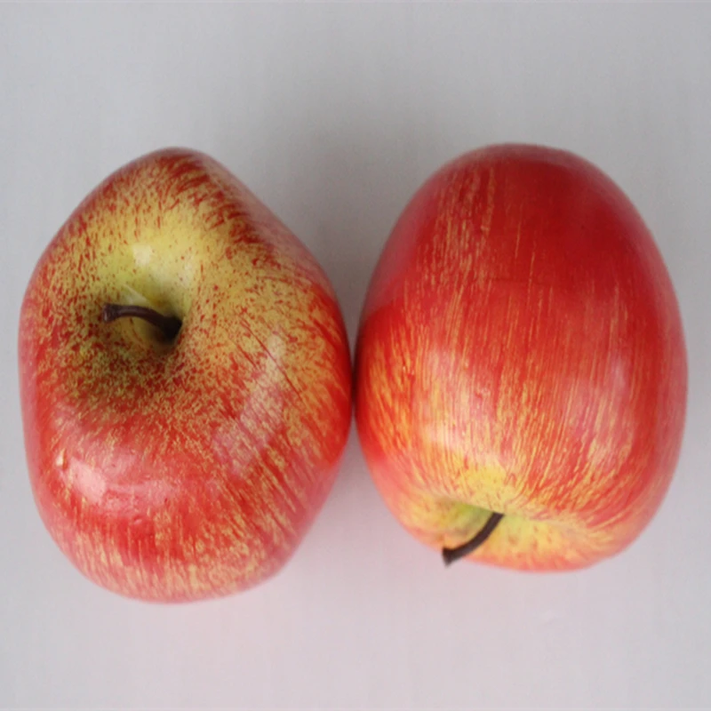 2 шт. поддельные orange Delicious яблок 8 см * 7 5 искусственной имитации Симпатичные Apple