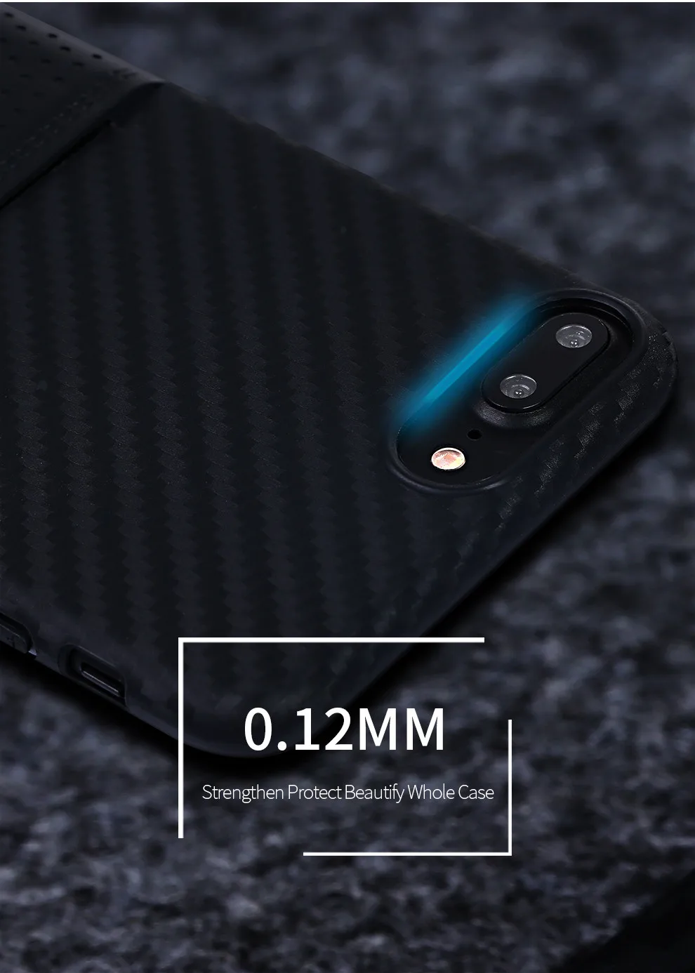 X-Level TPU чехол для карт Apple iPhone 7/7 plus задняя крышка iPhone7 Plus Матовый ТПУ из углеродного