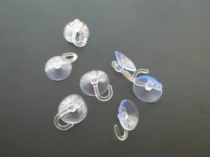 20 шт. прозрачная пластиковая присоска стеклянная прокладка Диаметр 2 5 см/3 см