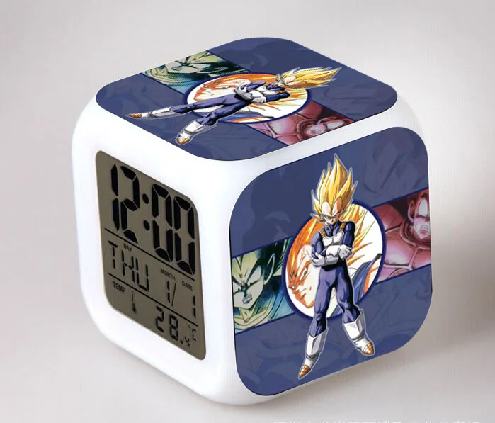 25 Аниме фигурки Dragon Ball z светодиодный цветной сенсорный светильник Супер Saiyan God супер Гоку Вегета будильник ПВХ Супер Figma детские игрушки - Цвет: 25