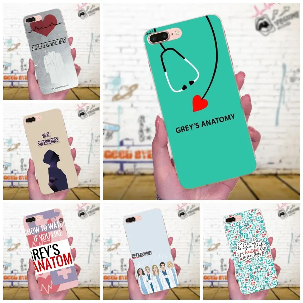 Стетоскоп для анатомии серого цвета Huawei P7 Honor 4C 5A 5C 5X 6 6C 6A 6X 7 7X 8 9 V8 V10 Y3II Y5II Y6II G8 Play