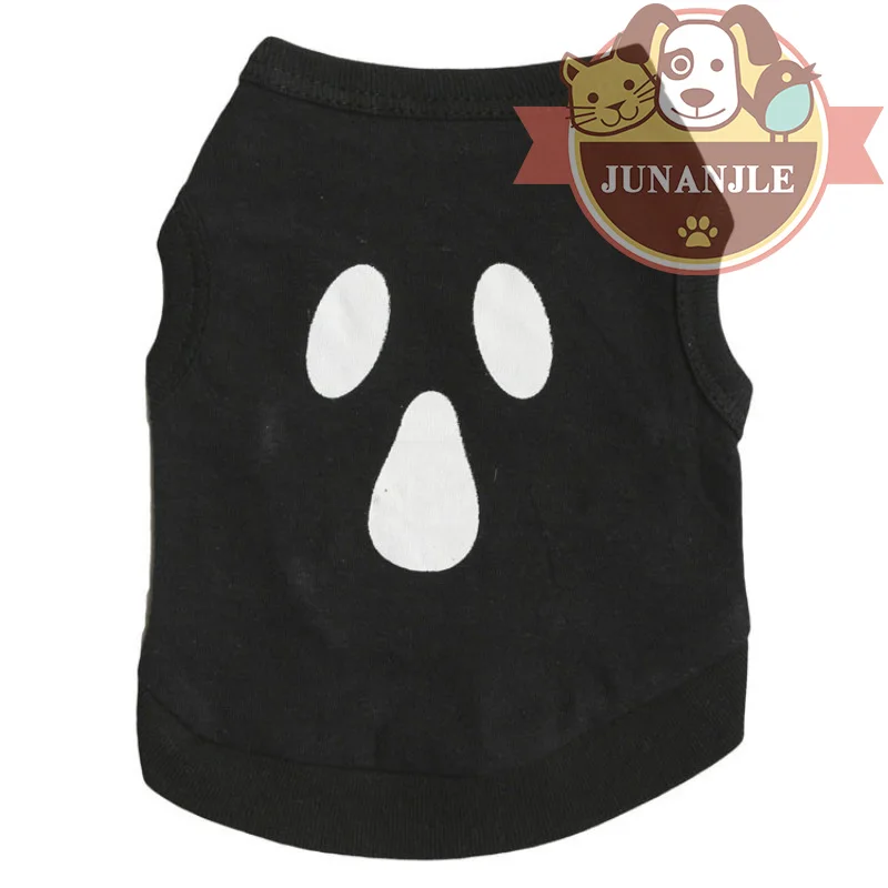 1 шт. черная собачья жилетка гримаса одежда для котенка щенка чихуахуа