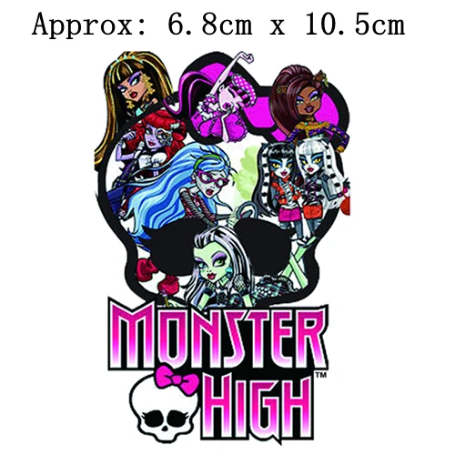 Хит! Логотип Monster High ~ розовые галстуки бабочки с черепом утюжок для ТВ фильмов на