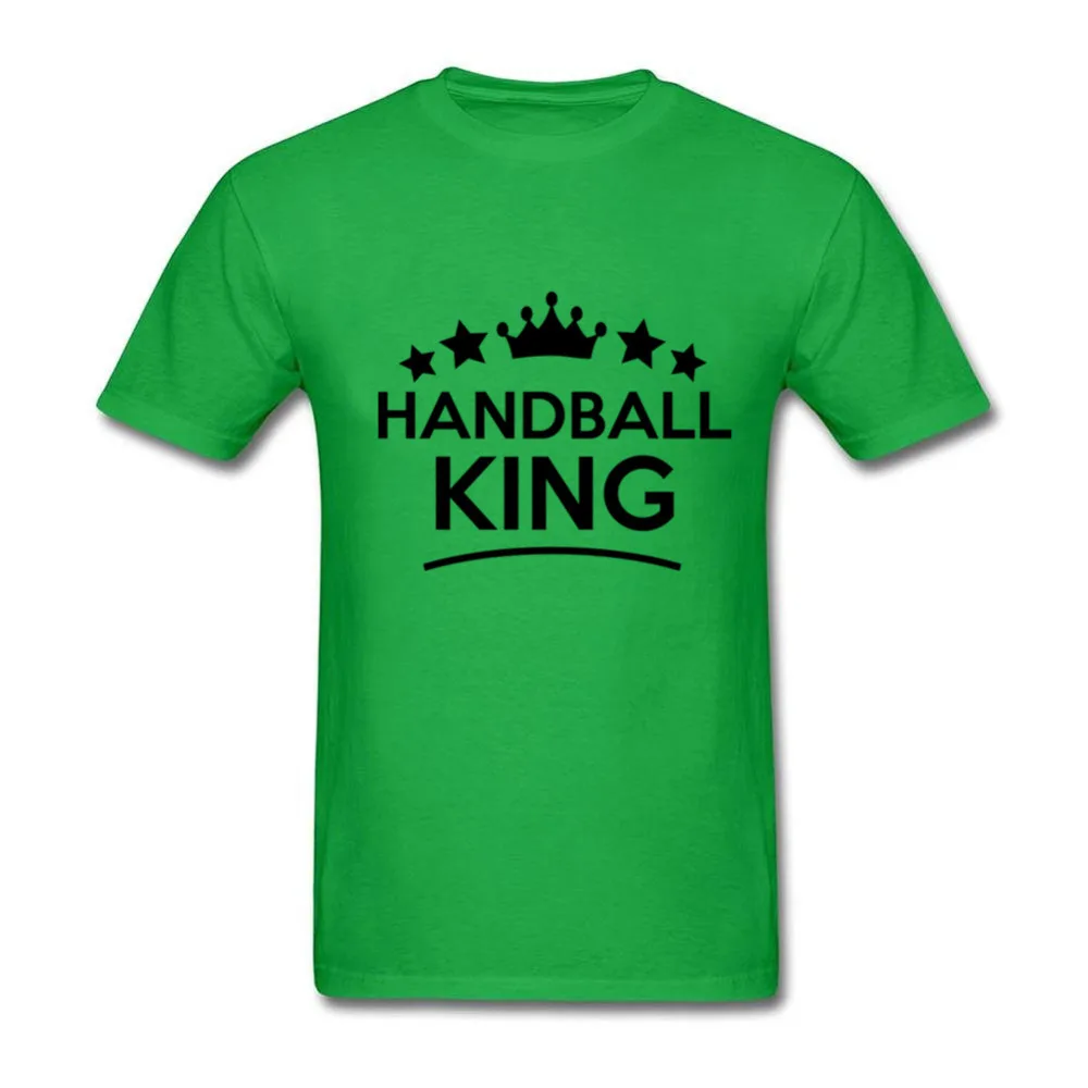 Футболка мужская с надписью Handball King модная тенниска в стиле хип-хоп майка