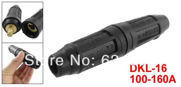 

DKL 100-160A 10-25mm2 Wire Cable Quick Connect Welding Connector Coupler Joint Adapter Replacement
