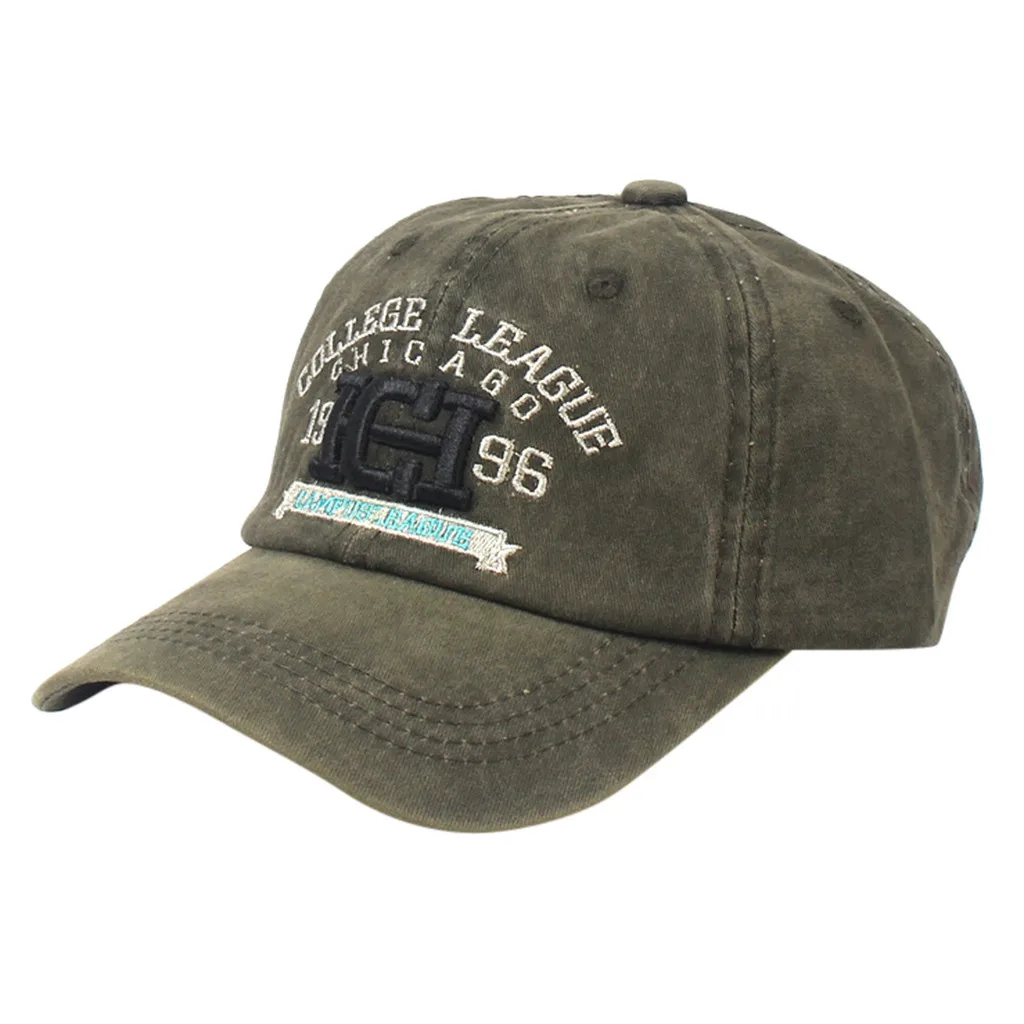 Горячая Распродажа шляпа для женщин хлопок вышивка буквы бейсбольный козырек