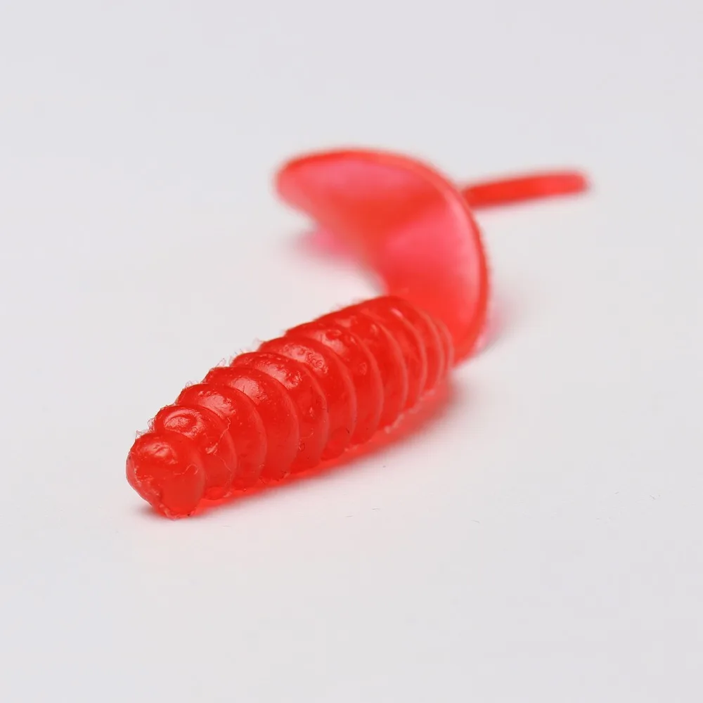 [Cheap Close Out] 100 piece Soft Fishing Lure Grub Lures Silicone Worm Artificial Bait | Спорт и развлечения