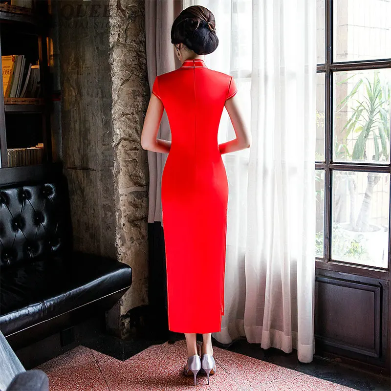 Традиционное китайское платье из Вьетнама одежда аозай элегантные китайские