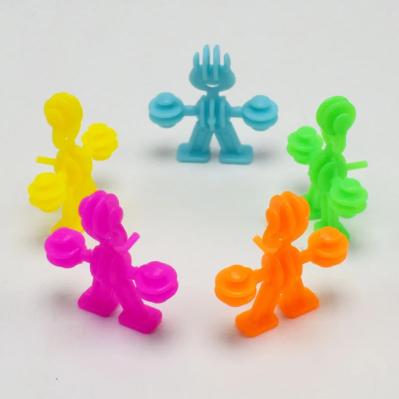 20/50 шт. Детская игрушка блокмен соединяющиеся блоки DIY игрушки для детей