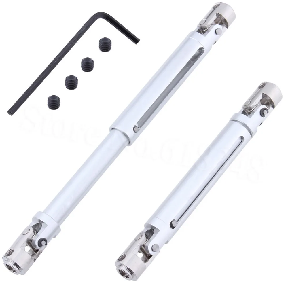 

2PCS Duty CVD Metal Universal Drive Shaft Assembly 103-150mm For RC 1/10 Crawler Upgrade Parts D90 SCX10 Tamiya CC01