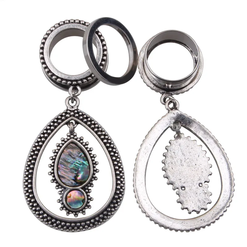 Подвесные ушные вкладыши и туннели со стразами|Украшения для тела| |