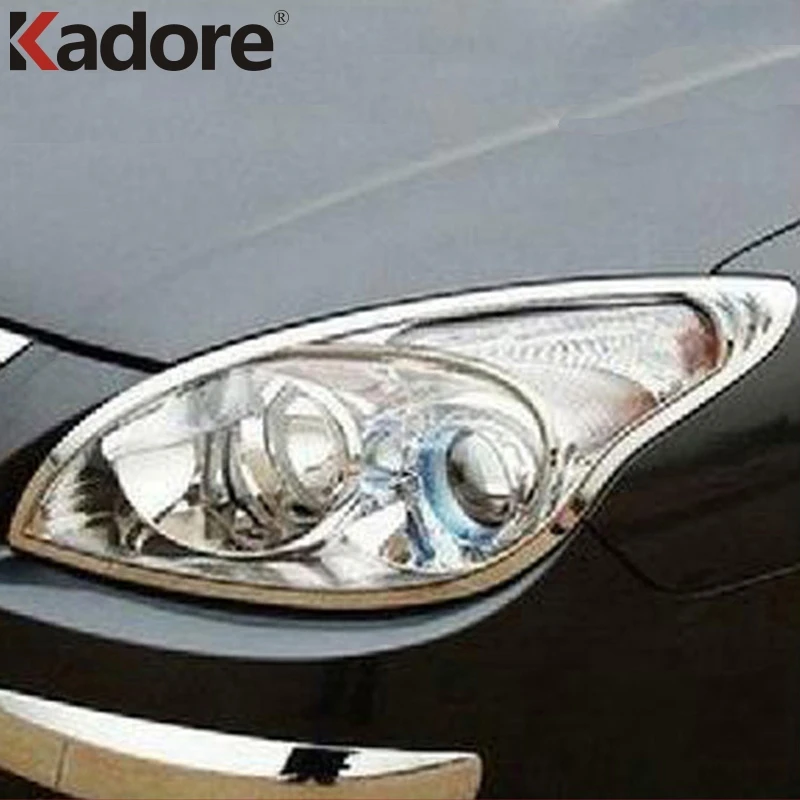 Хромированный головной светильник для hyundai i30 Elantra Touring 2008 2009 2010 2011, накладка на голову, передний головной светильник, лампа для автомобиля, 2 шт