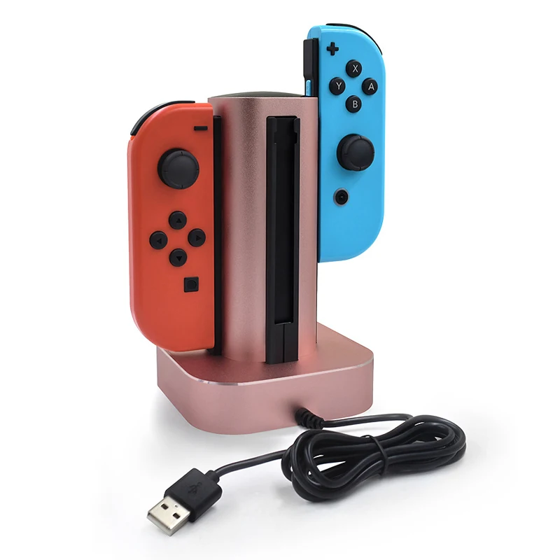 Дорожный переключатель 4 в 1 зарядная док станция NS Joy Con Геймпад контроллер