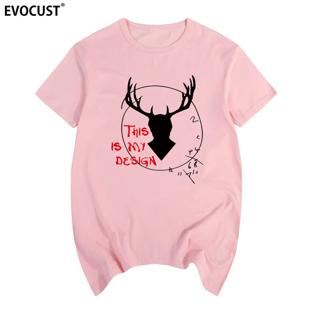 Футболка Hannibal This My Design Хлопковая мужская футболка новая женская модная