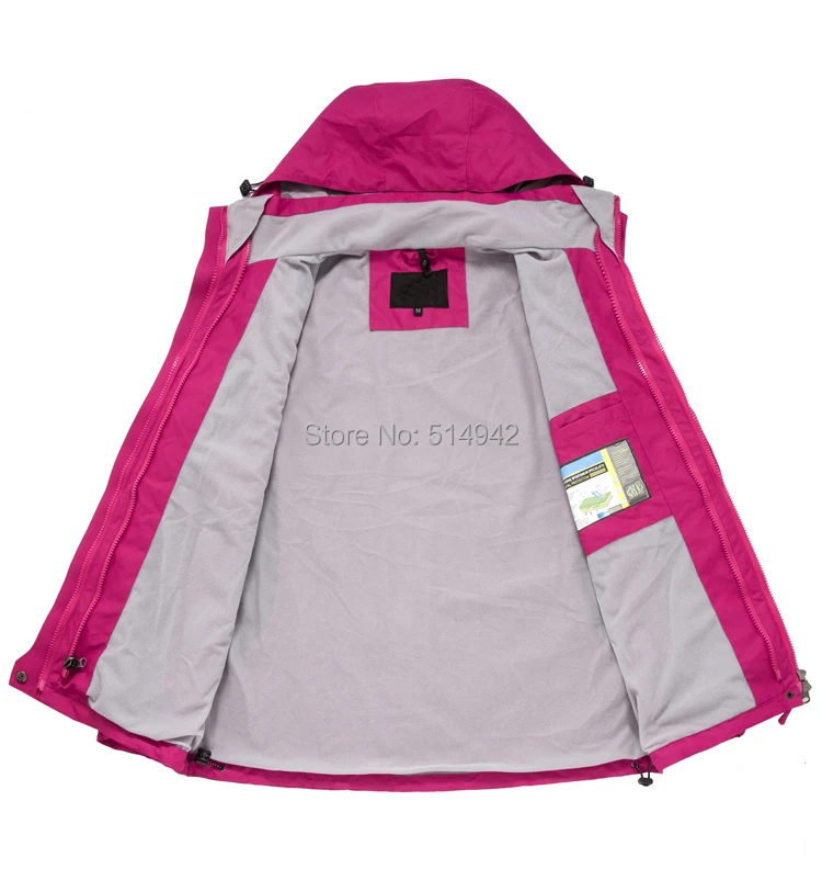 Женская спортивная ветрозащитная куртка Goexplore зимняя водонепроницаемая из двух