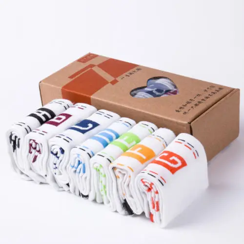 Носки Короткие унисекс цвет в ассортименте 7 пар/лот|women socks|socks womencrew socks |