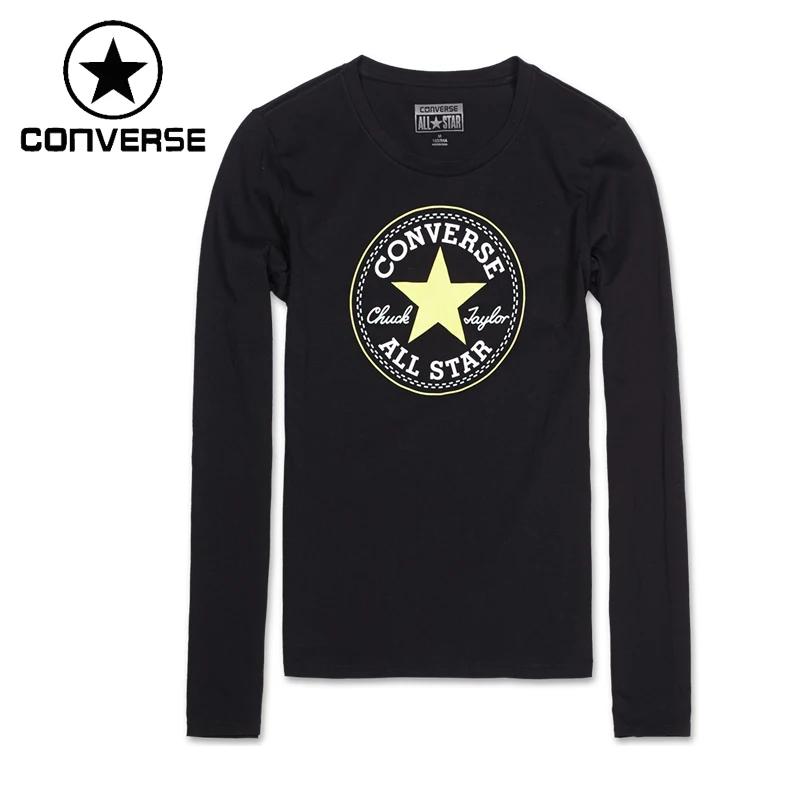 Оригинальные женские футболки Converse спортивная одежда с длинными рукавами | Спорт