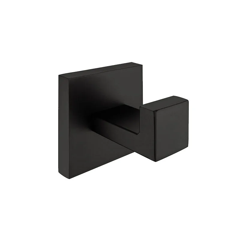 Набор принадлежностей для ванной комнаты из 5 предметов черная мыльница