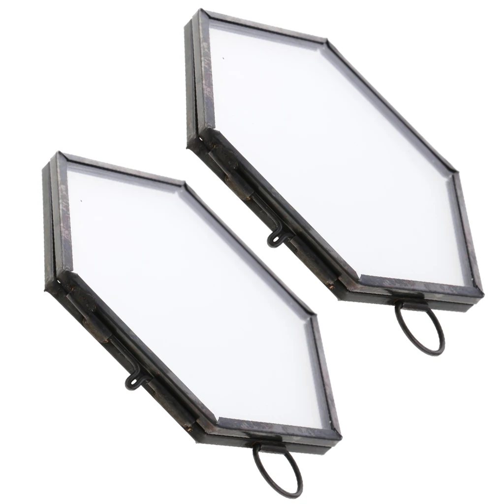 2 шт./упаковка металлическая Стеклянная фоторамка|Рамка| |