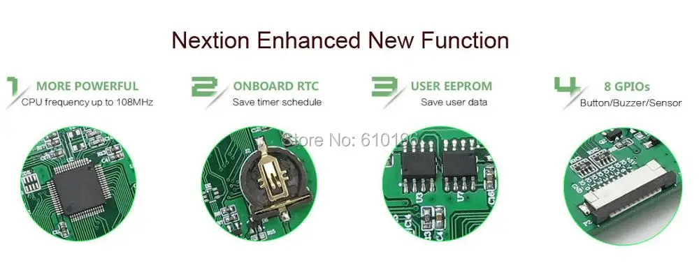 Nextion Enhanced 3,5 ''HMI I Интеллектуальный Смарт USART UART серийный сенсорный TFT ЖК-модуль дисплей Панель для Arduino Raspberry Pi комплект