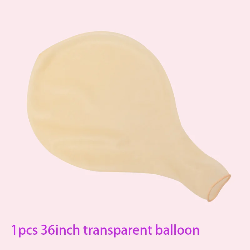 1pcs 36inch 10 дюймов толстый розовый из белого латекса воздушный шар 18 дюймов Розовая фольга Гелиевый шар Свадебное предложение конфетти шар День Рождения украшения - Цвет: 1pcs 36inch