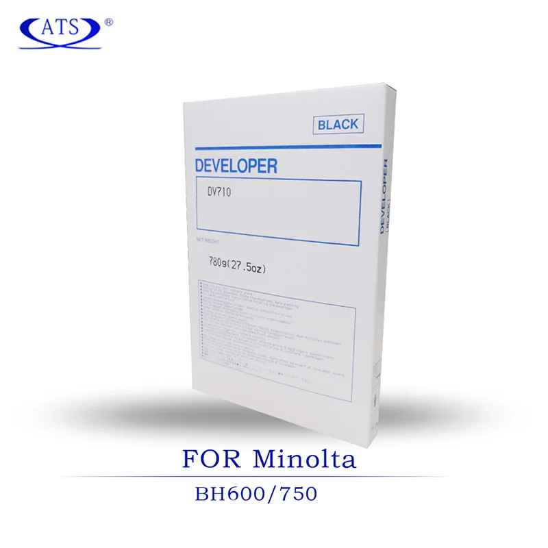 1 шт. 780 г порошок разработчика для Konica Minolta BH 600 750 DV710 совместимый копировальный