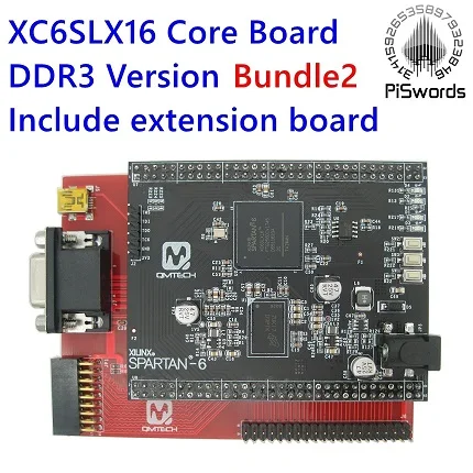 Комплект 2 Последняя Xilinx spartan6 XC6SLX16 основная плата Xilinx spartan 6 FPGA макетная плата с 256 Мб DDR3 MT41J128M16 - Комплект: Комплект 2