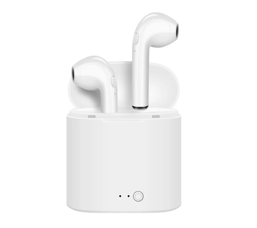 Миниатюрные наушники I7 Bluetooth i7S Беспроводные стереонаушники с двойным ухом и
