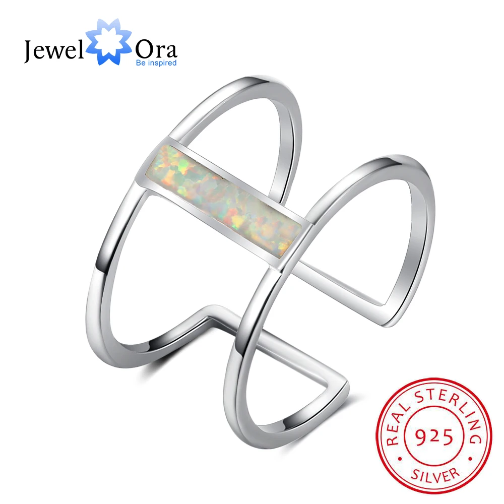 Регулируемый геометрический дизайн Soild кольцо из стерлингового серебра 925