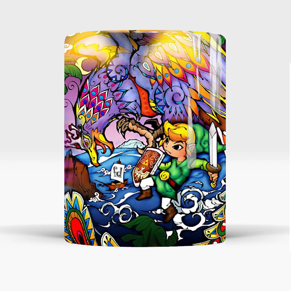 Legend of Zelda Кофейная Кружка Горячие чувствительные креативные кружки изменение цвета кружка чайная чашка лучший подарок для ваших frineds