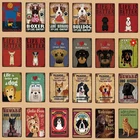 Kelly66 жизнь лучше с собакой, я люблю Йорк, металлический знак, жестяной плакат, домашний декор, бар, настенная живопись, 20*30 см, размер Dy62