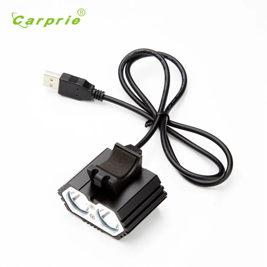 CARPRIE 6000LM 2 X **** XM-L T6 LED USB Waterproof Lamp Bike Bicycle Headlight lanterna l70502 drop ship | Лампы и освещение