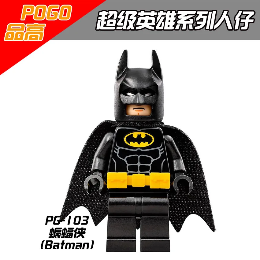 Одной продажи PG103 Бэтмен Супер Герои строительные блоки Детский подарок игрушки |