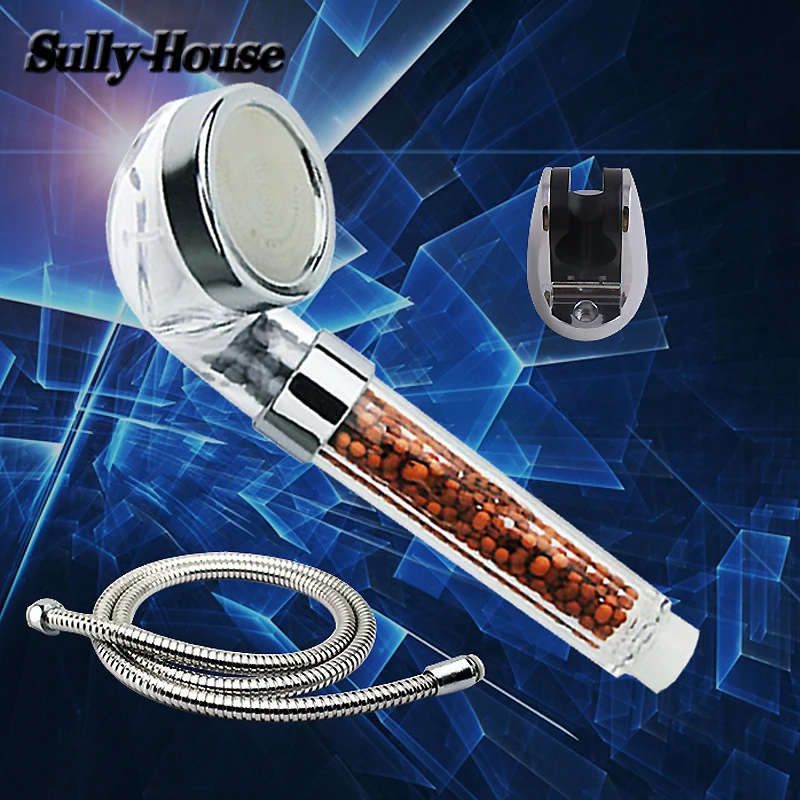 Sully House ABS минеральная душевая головка ванная комната Chuveiro душ от дождя Pomme de Douche со