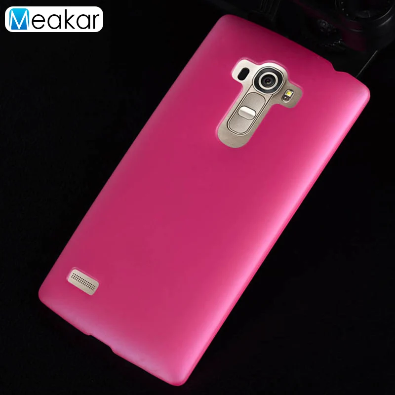 rose red Матовая Пластик Coque 5.2For Lg G4 Beat чехол для Lg G4 Beat G4S H736 H735 телефона чехол-лента на заднюю панель - Цвет: rose red