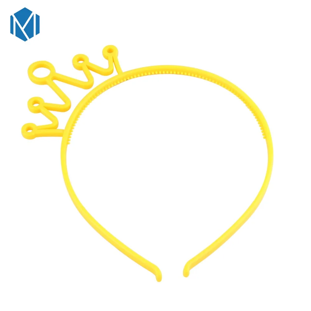 M MISM/детские черные повязки на голову с короной Модные женские для волос девочек