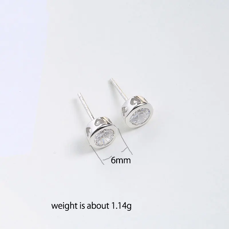 FNJ 100% 925 серебряные серьги для женщин S925 Стерлинговое Серебро boucle d'oreille Белый AAA