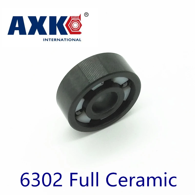 Axk 6302 Полный керамический подшипник (1 шт.) 15*42*13 мм Si3n4 материал 6302ce все