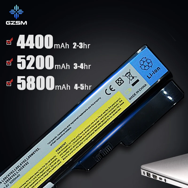 HSW Аккумулятор для Lenovo IdeaPad G460 G470 G560 G570 B470 G770 G780 B570 V470 V300 V370 Z370 Z460 Z470 Z560 Z570 K47 V370P Батарея