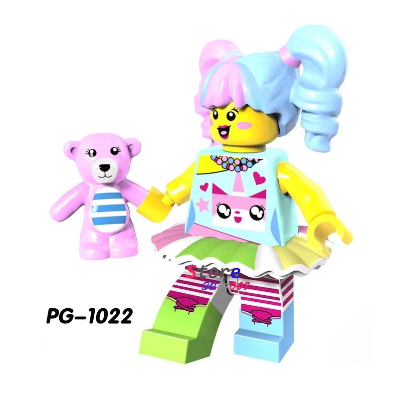 Один фильм Nya Sensei Wu Flashback Garmadon N-POP девочка Акула Рыбак строительные блоки кирпичи игрушки для детей - Цвет: pg1022