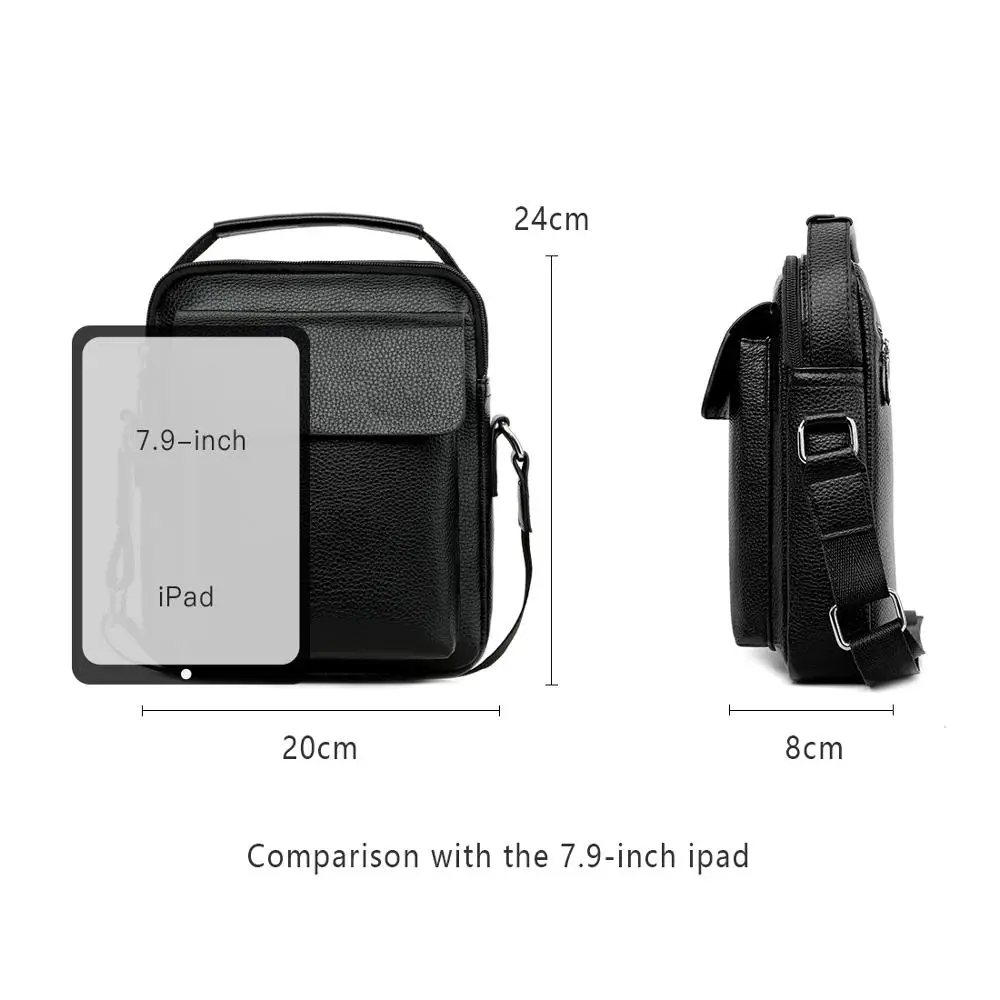 Роскошные известные бренды кожаные сумки для мужчин стильная сумка через плечо