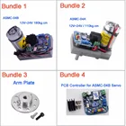 ASMC-04BA сервопривод с высоким мощным крутящим моментом, поддержка 12 В  24 В, 180 кгсм110 кгсм, большой Роботизированный манипуляторArm Plate XZ0033A FZ2861