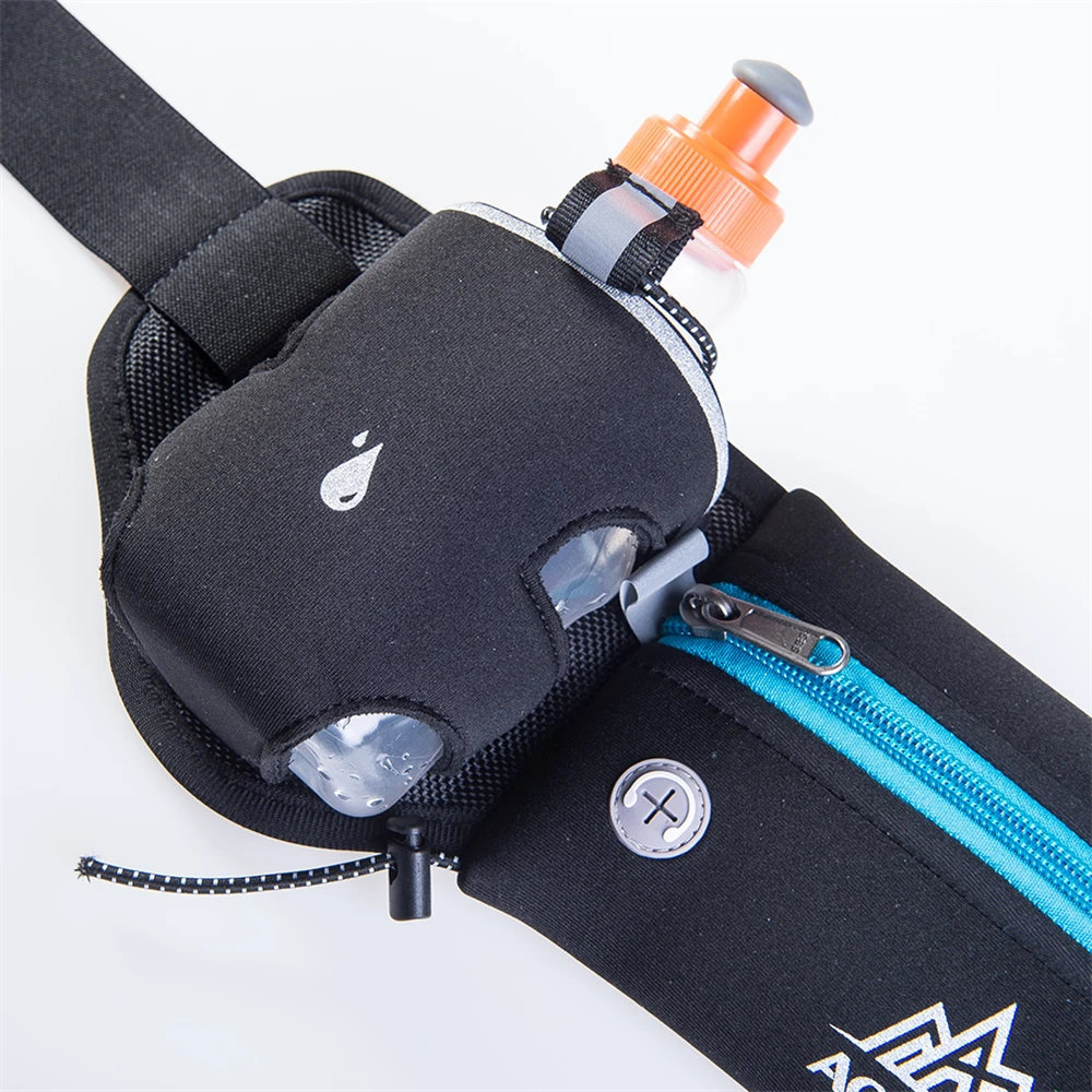 

AONIJIE Neoprene Running Waist Pack Outdoor Sports Racing Bag Gym Fitness Hydration Belt With 250ml Water Bottle Hip Bag