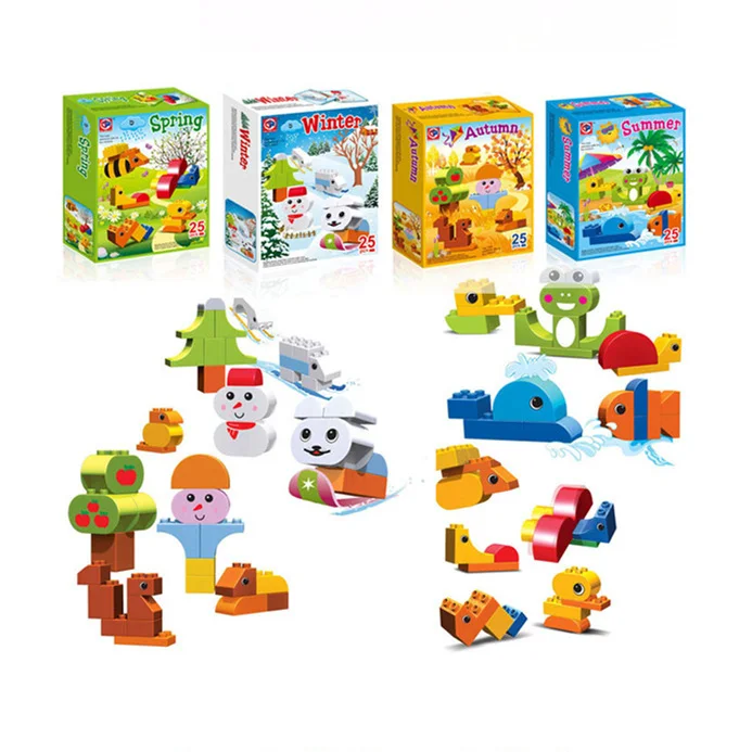 Обучающая игрушка Duplo 25 шт. большие частицы всесезонные весенние летние Осенние